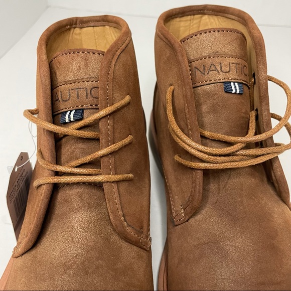 Mens Chukka Boots Linkside Brown Suede 7.5M New - Picture 7 of 10